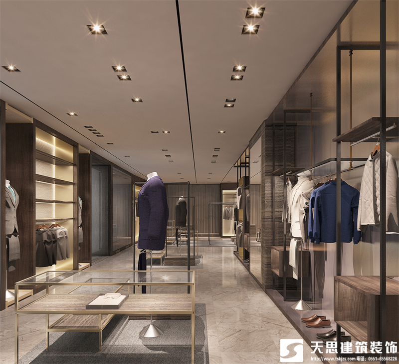 男裝店裝修設計風格，男裝店裝修，男裝店設計